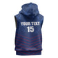 Custom Namibia Cricket Sleeveless Hoodie Go Champions - African Pride
