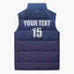 Custom Namibia Cricket Sleeveless Puffer Jacket Go Eagles Go