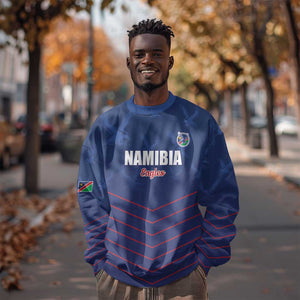 Custom Namibia Cricket Sweatshirt Go Champions - African Pride