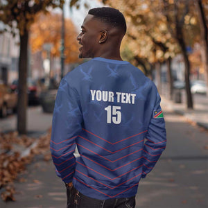 Custom Namibia Cricket Sweatshirt Go Champions - African Pride