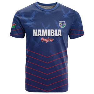 Custom Namibia Cricket T shirt Go Champions - African Pride