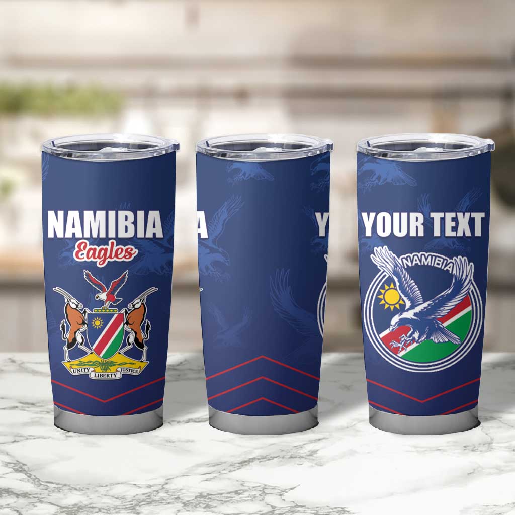 Custom Namibia Cricket Tumbler Cup Go Champions - African Pride