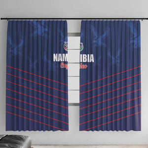 Namibia Cricket Window Curtain Go Champions - African Pride