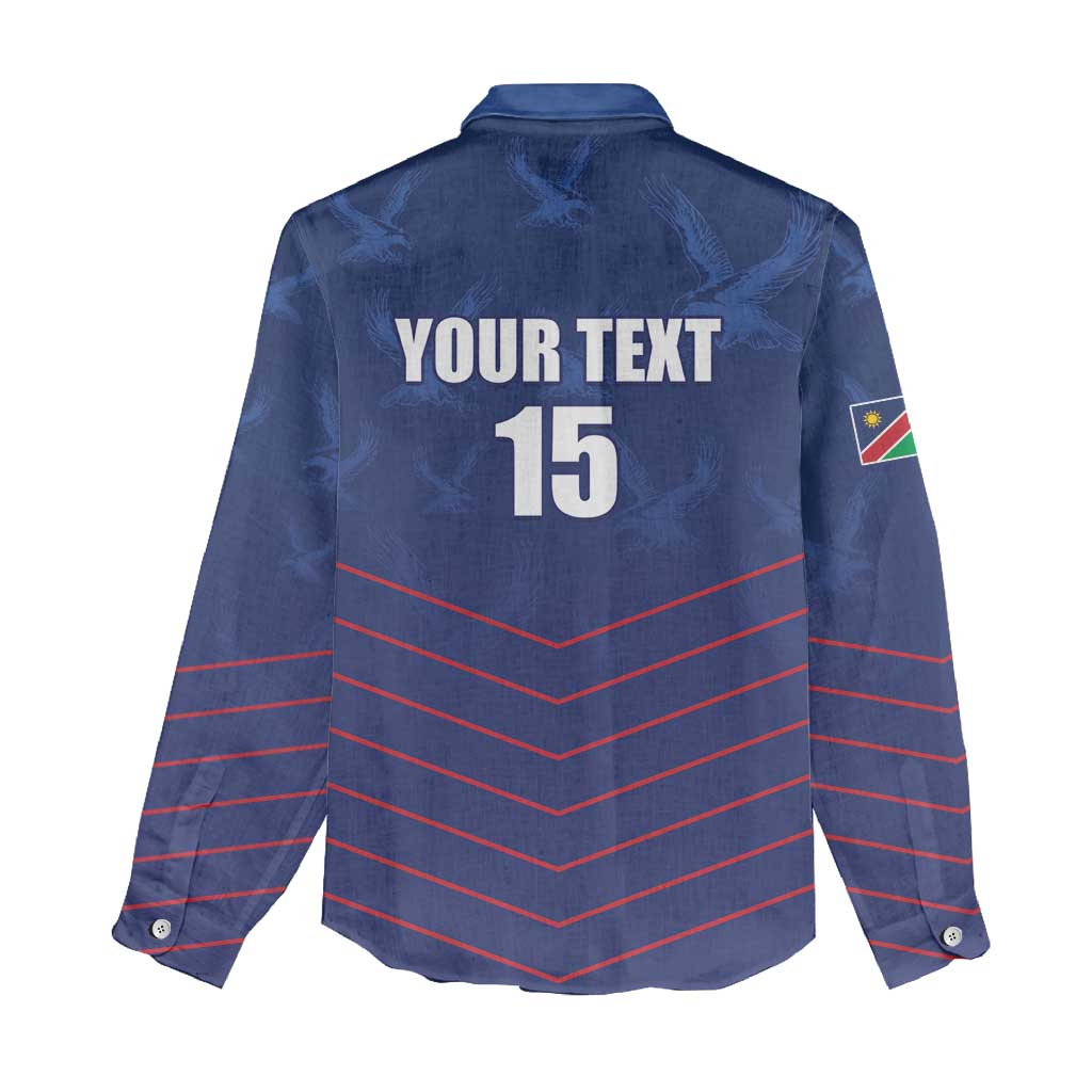 Custom Namibia Cricket Women Casual Shirt Go Champions - African Pride