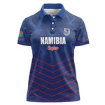 Custom Namibia Cricket Women Polo Shirt Go Champions - African Pride