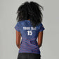 Custom Namibia Cricket Women V-Neck T-Shirt Go Champions - African Pride