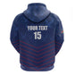 Custom Namibia Cricket Zip Hoodie Go Champions - African Pride