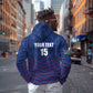 Custom Namibia Cricket Zip Hoodie Go Champions - African Pride