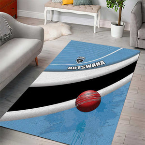 Botswana Cricket Area Rug Go Champions Baggy Blues - African Pride