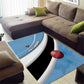 Botswana Cricket Area Rug Go Champions Baggy Blues - African Pride