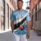 Custom Botswana Cricket Baseball Jersey Go Champions Baggy Blues - African Pride