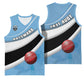 Custom Botswana Cricket Basketball Jersey Go Champions Baggy Blues - African Pride