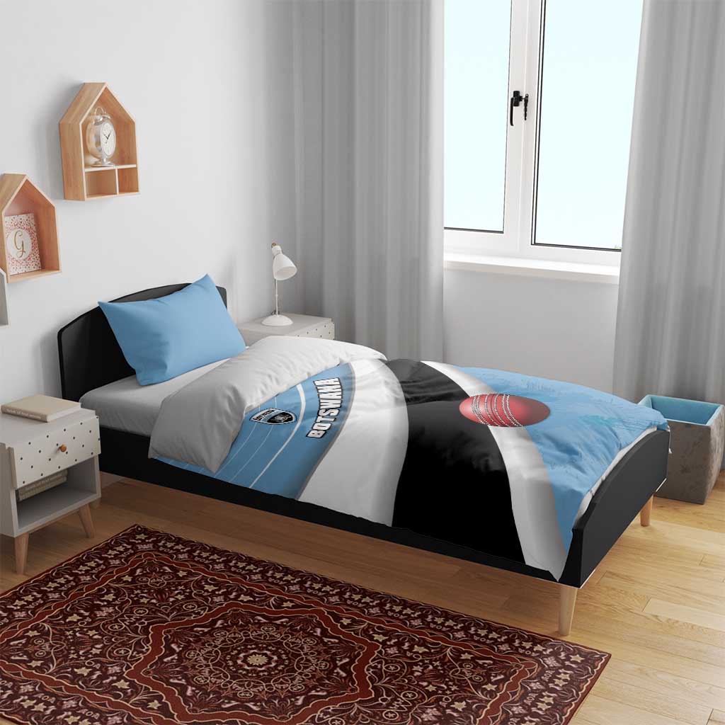 Botswana Cricket Bedding Set Go Champions Baggy Blues - African Pride