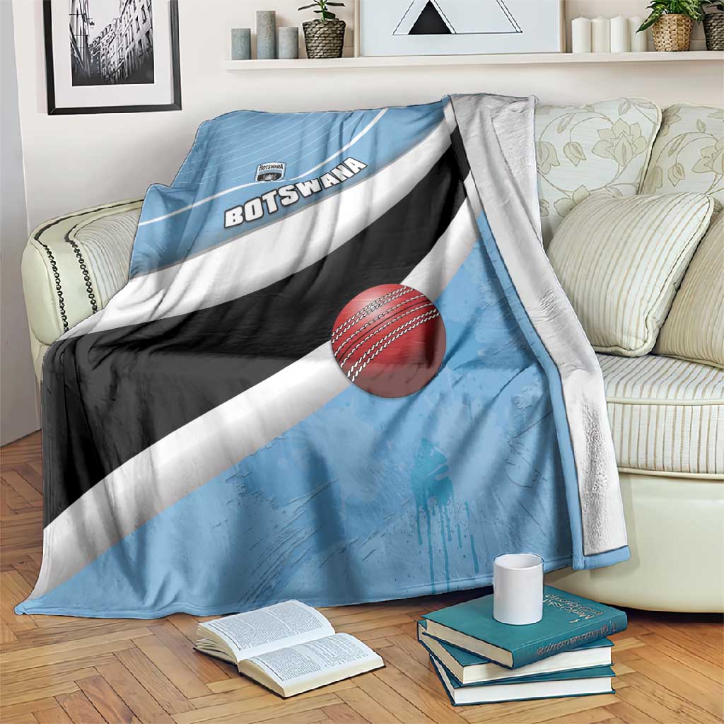Botswana Cricket Blanket Go Champions Baggy Blues - African Pride