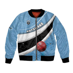 Custom Botswana Cricket Bomber Jacket Go Champions Baggy Blues - African Pride