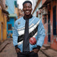 Custom Botswana Cricket Bomber Jacket Go Champions Baggy Blues - African Pride