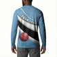 Custom Botswana Cricket Button Sweatshirt Go Baggy Blues