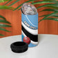 Custom Botswana Cricket 4 in 1 Can Cooler Tumbler Go Champions Baggy Blues - African Pride