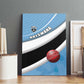Botswana Cricket Canvas Wall Art Go Champions Baggy Blues - African Pride