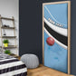 Custom Botswana Cricket Door Cover Go Baggy Blues