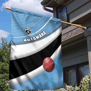 Botswana Cricket Garden Flag Go Champions Baggy Blues - African Pride