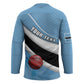 Custom Botswana Cricket Hockey Jersey Go Baggy Blues