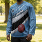 Custom Botswana Cricket Hockey Jersey Go Baggy Blues