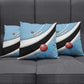 Botswana Cricket Pillow Cover Go Baggy Blues