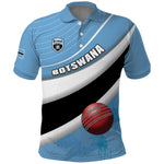 Custom Botswana Cricket Polo Shirt Go Champions Baggy Blues - African Pride