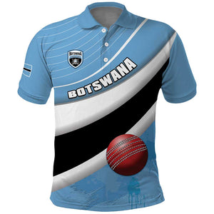 Custom Botswana Cricket Polo Shirt Go Champions Baggy Blues - African Pride