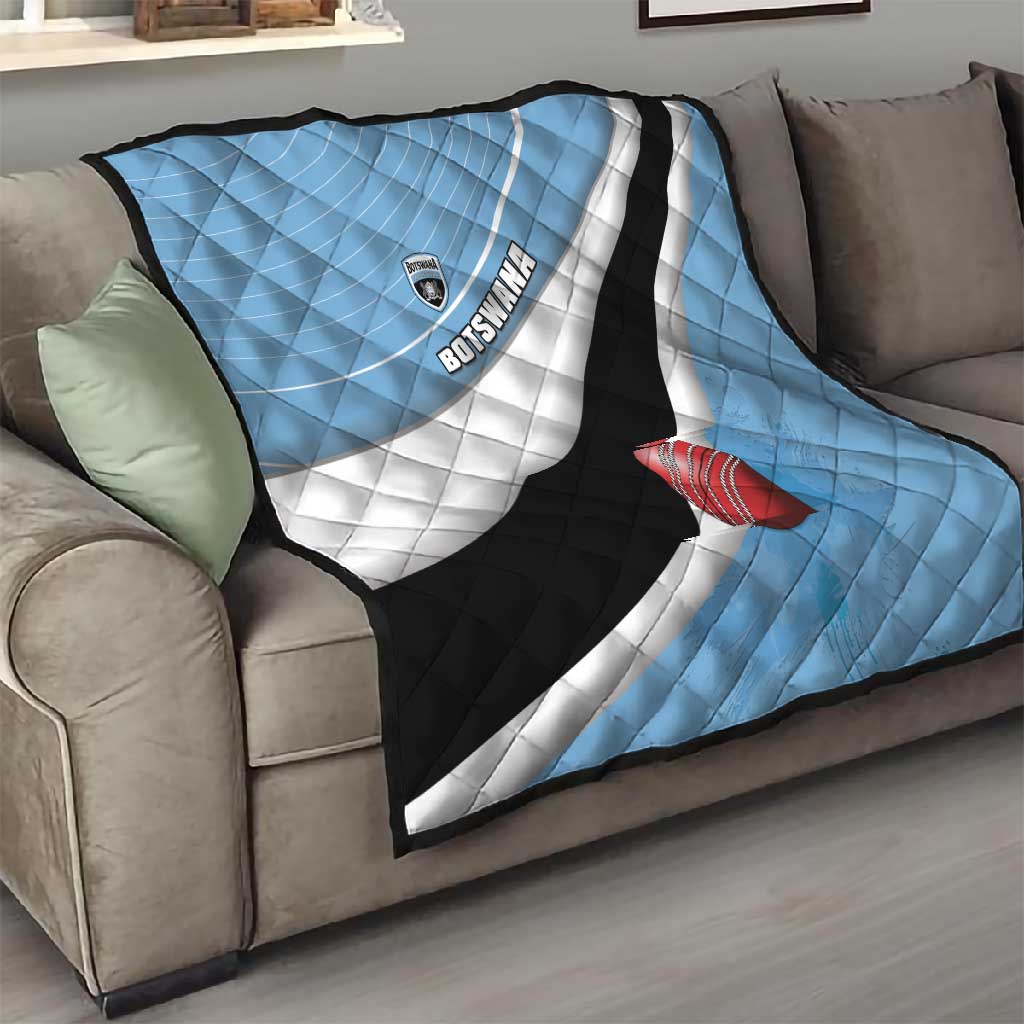 Botswana Cricket Quilt Go Champions Baggy Blues - African Pride