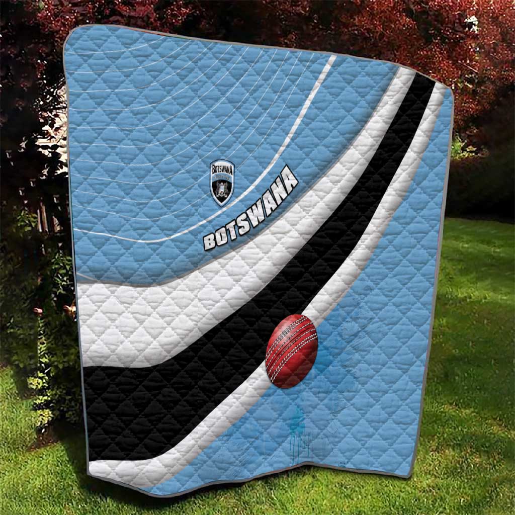 Botswana Cricket Quilt Go Champions Baggy Blues - African Pride