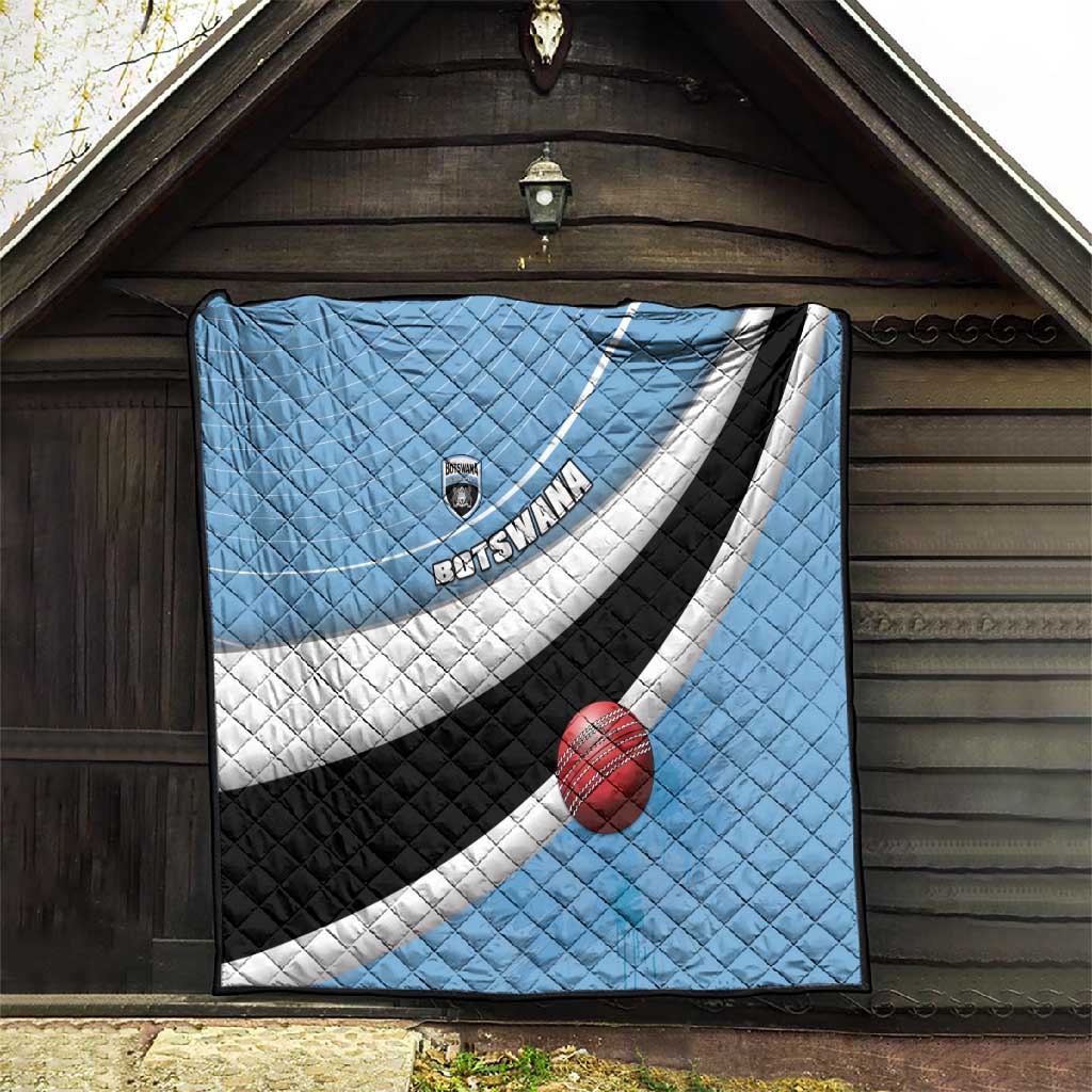 Botswana Cricket Quilt Go Champions Baggy Blues - African Pride