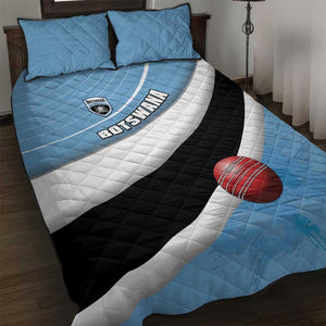 Botswana Cricket Quilt Bed Set Go Champions Baggy Blues - African Pride