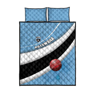Botswana Cricket Quilt Bed Set Go Champions Baggy Blues - African Pride
