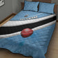Botswana Cricket Quilt Bed Set Go Champions Baggy Blues - African Pride