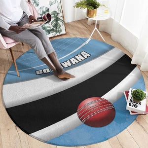 Botswana Cricket Round Carpet Go Champions Baggy Blues - African Pride