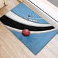 Botswana Cricket Rubber Doormat Go Champions Baggy Blues - African Pride