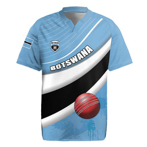Custom Botswana Cricket Rugby Jersey Go Champions Baggy Blues - African Pride