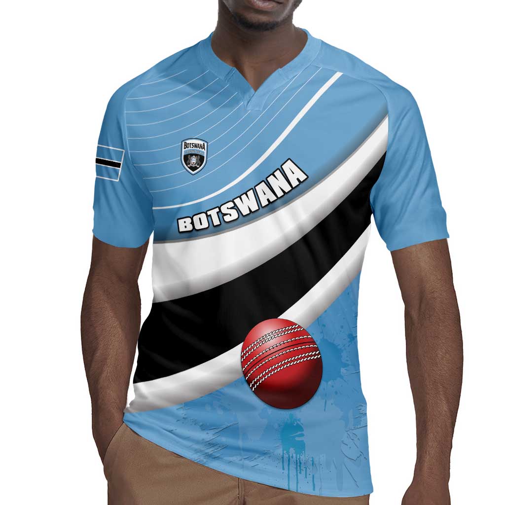 Custom Botswana Cricket Rugby Jersey Go Champions Baggy Blues - African Pride