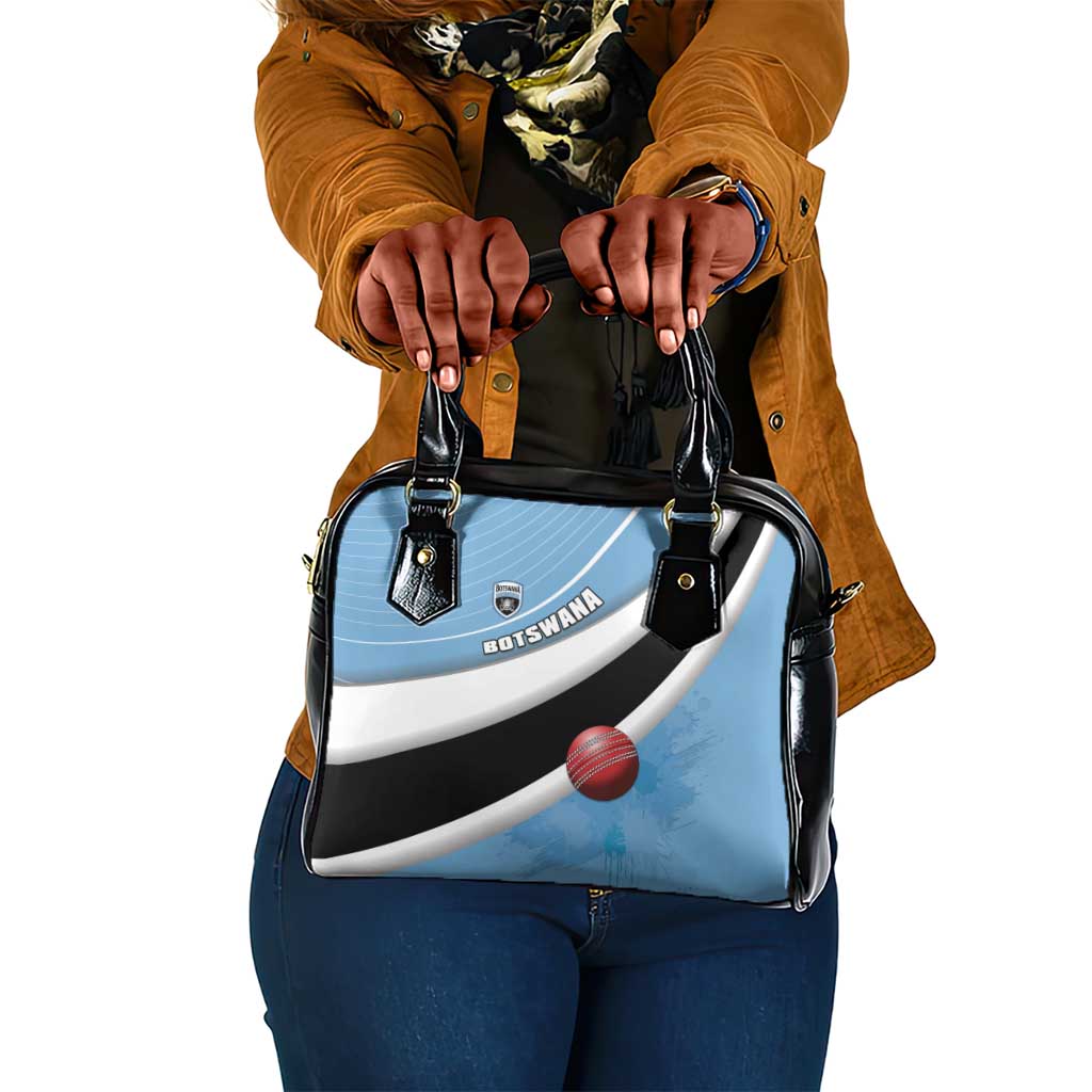Botswana Cricket Shoulder Handbag Go Champions Baggy Blues - African Pride