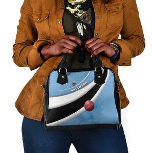 Botswana Cricket Shoulder Handbag Go Champions Baggy Blues - African Pride