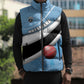 Custom Botswana Cricket Sleeveless Puffer Jacket Go Baggy Blues