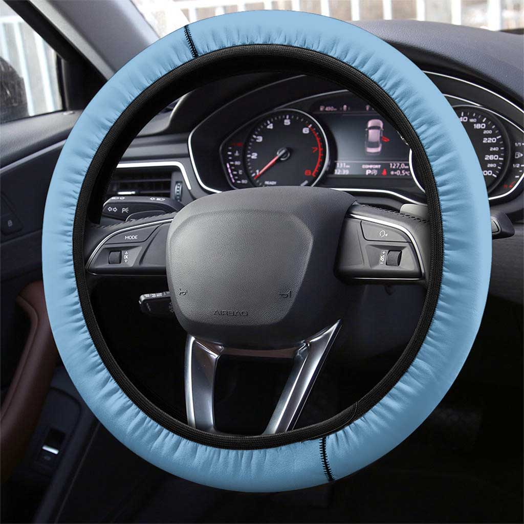 Botswana Cricket Steering Wheel Cover Go Champions Baggy Blues - African Pride
