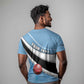 Custom Botswana Cricket T shirt Go Champions Baggy Blues - African Pride