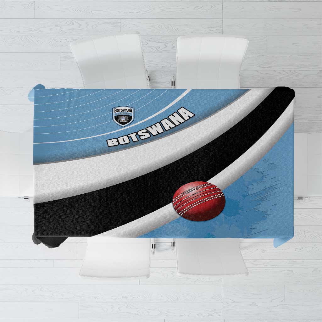 Botswana Cricket Tablecloth Go Champions Baggy Blues - African Pride