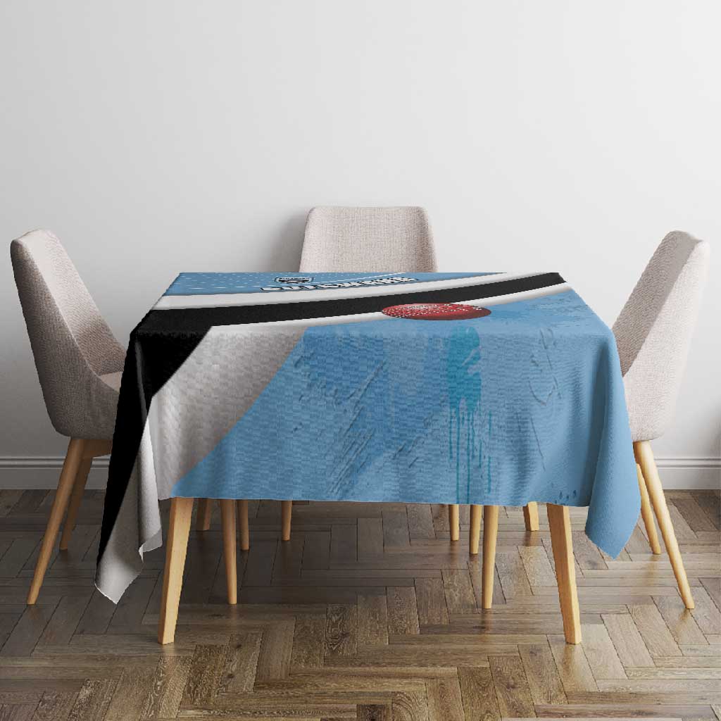 Botswana Cricket Tablecloth Go Champions Baggy Blues - African Pride