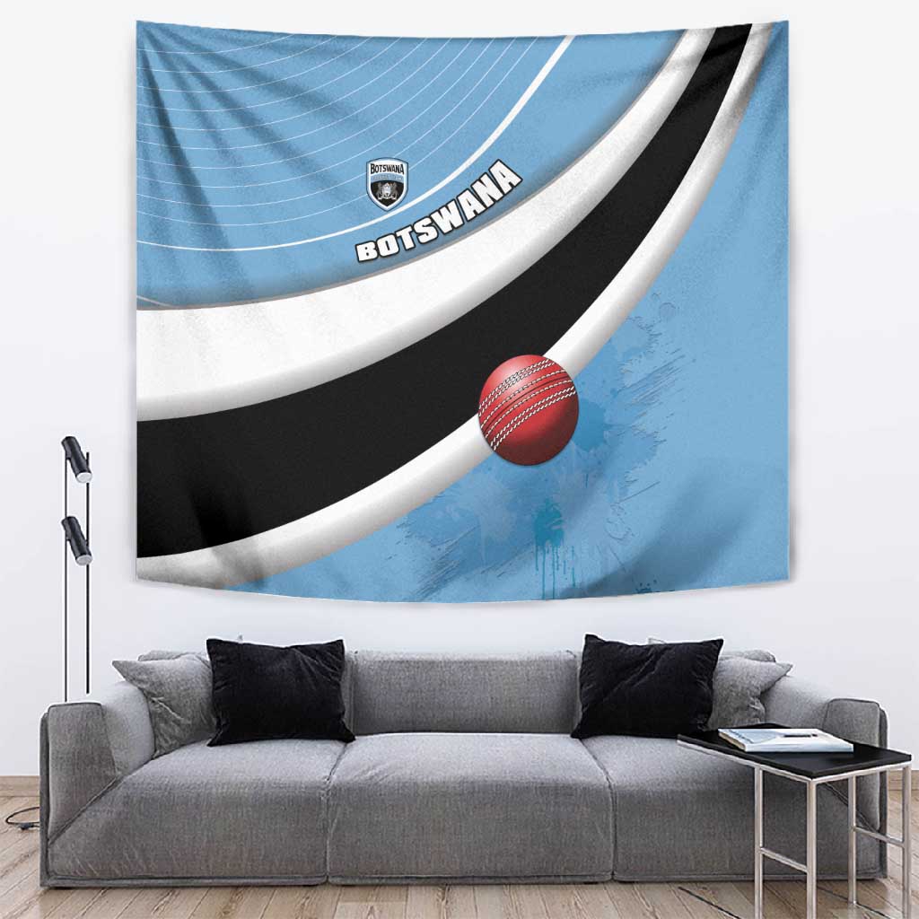 Botswana Cricket Tapestry Go Champions Baggy Blues - African Pride