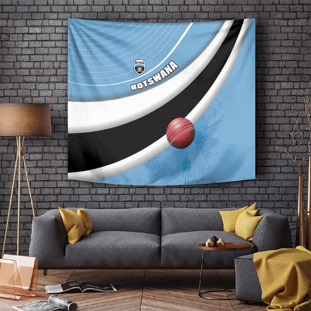 Botswana Cricket Tapestry Go Champions Baggy Blues - African Pride