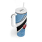 Custom Botswana Cricket Tumbler With Handle Go Champions Baggy Blues - African Pride